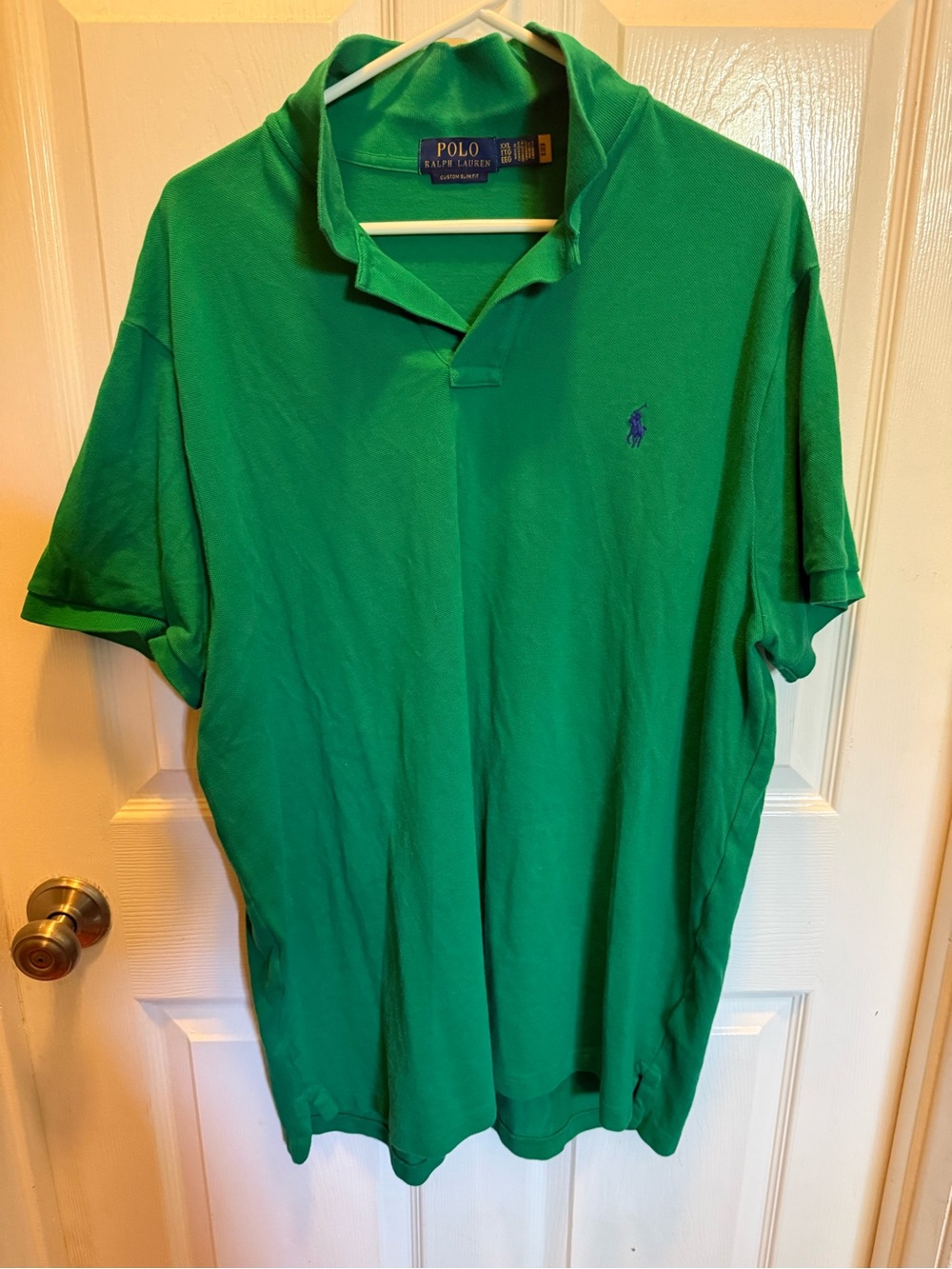 Polo by Ralph Lauren Bright Green Short Sleeve Polo with Navy Pony